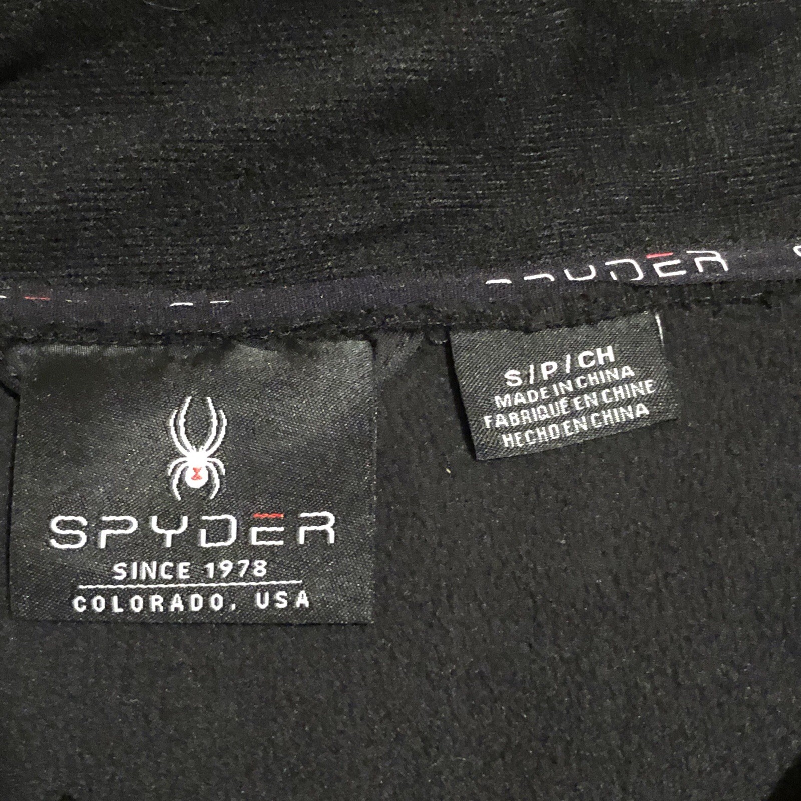 Spyder Black Full Zip Performance Jacket Men’s Sm… - image 9
