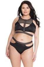 Coquette 7210X BLACK Diva Bra And Panty