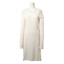 Chanel P58213K07614 Cashmere Knit Dress Used CYHE-0