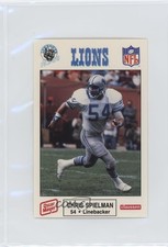 1989 Oscar Mayer Detroit Lions Police Chris Spielman #4 3c7