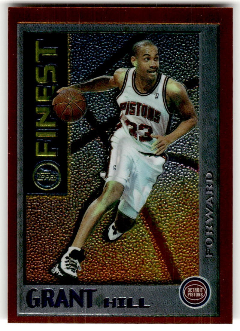Grant Hill #M2 Basketball Cards 1995 Finest Mystery trading card — raw and PSA graded price guide