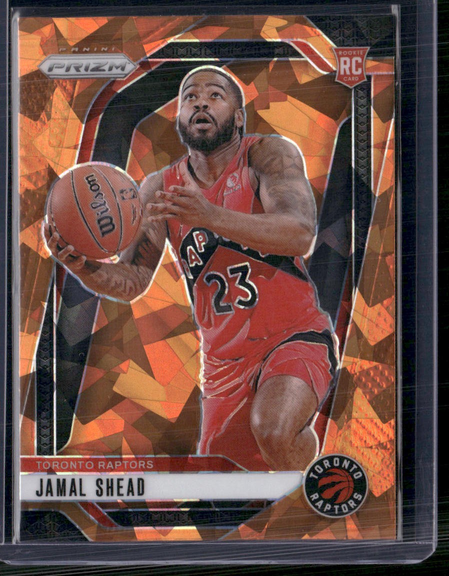 2024-25 Panini Prizm #241 Jamal Shead Prizms Orange Ice