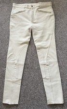 Caldene Men's Horse Riding Breeches - Beige - Size 36R Used Good Condition