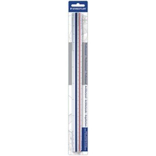 STAEDTLER Architectural Triangular Scale, 12in Scale Ruler with 6 Different