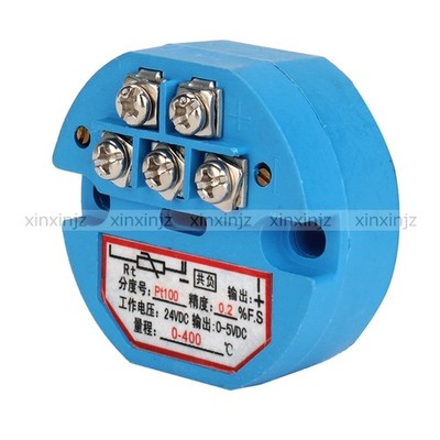 0-5V DC 24V PT100 Temperature Sensor   0-250 Celsius Output #iw