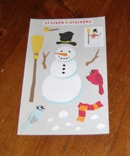 Mrs. Grossman Sticker Stackers Sheet ~ Snowman