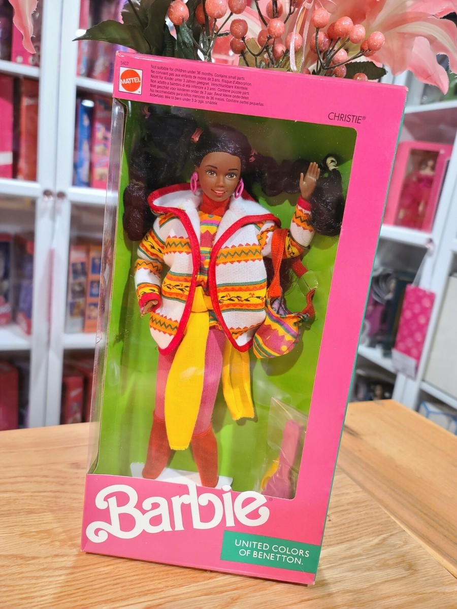 NEW! 1990 UNITED COLORS OF BENETTON CHRISTIE BARBIE! | eBay