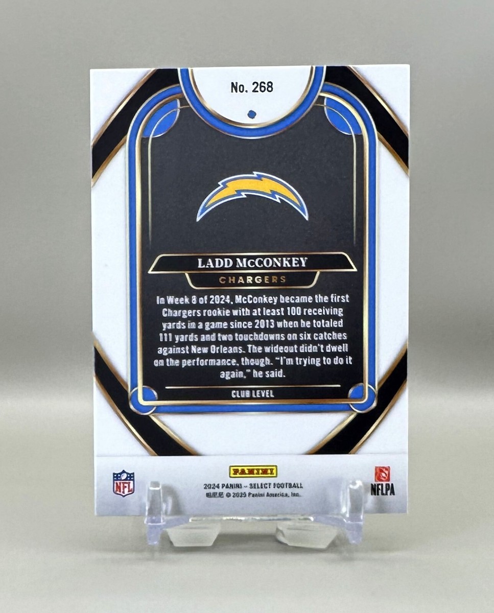 2024 Panini Select Football #268 (Club Level) LADD McCONKEY [RC