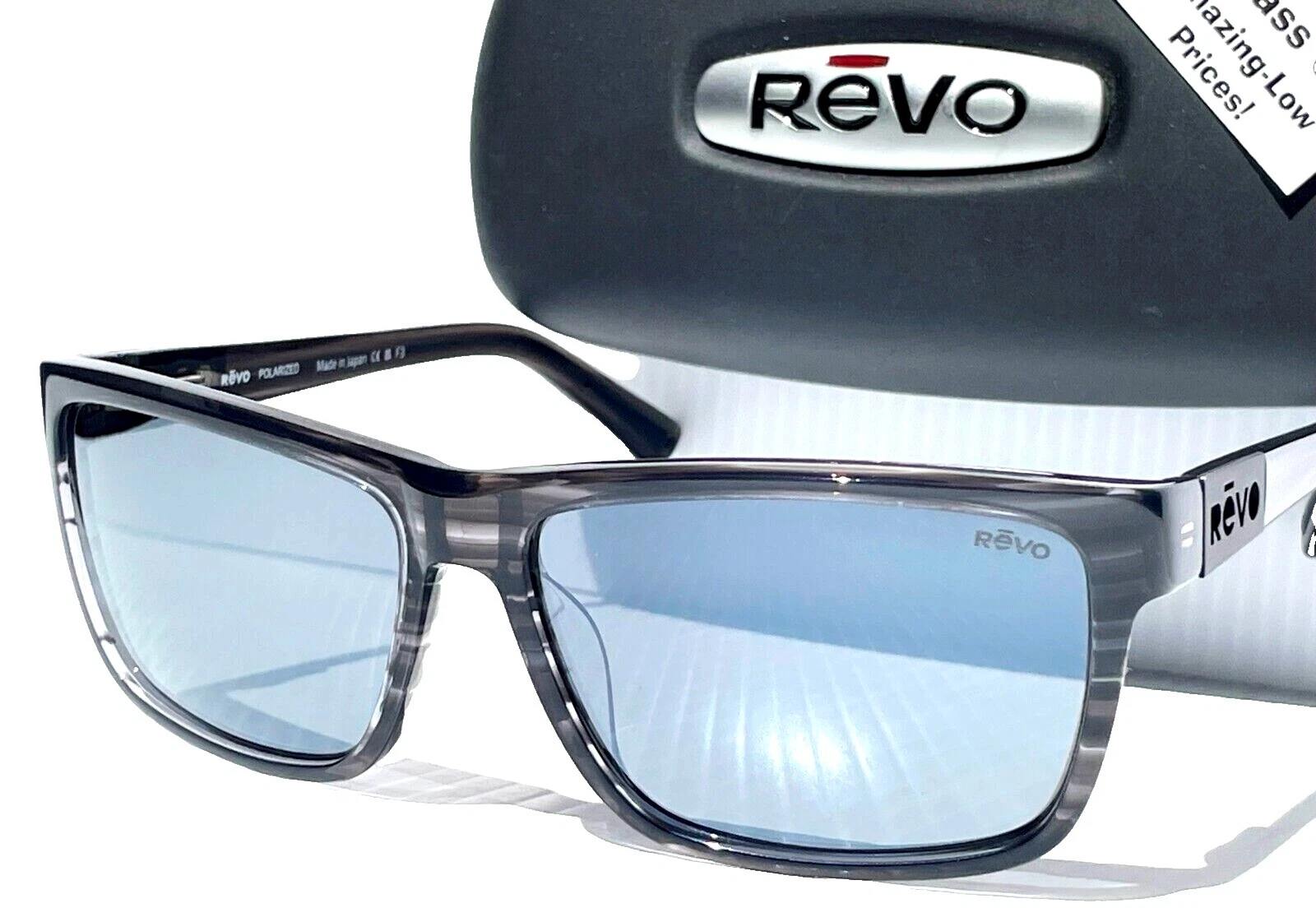 Gafas de sol cuadradas REVO para hombres