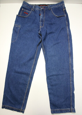 Red Spike Blue Jeans Mens 36 Actual 36
