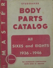 1936 1938 1940 1942 1944 1946 Studebaker Body Parts Number Interchange Oem Guide