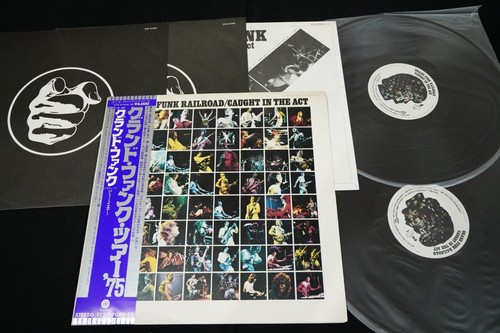 GRAND FUNK RAILROAD CAUGHT IN THE ACT JAPAN VINYL 2LP OBI GATEFOLD ECS-67049-50