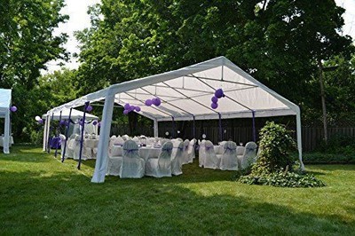 Sports Outdoors Tents Outsunny 32x20 Large Steel Carport Garage