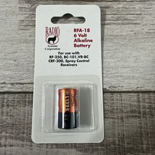New Petsafe RFA-18 6V Replacement Alkaline Battery.