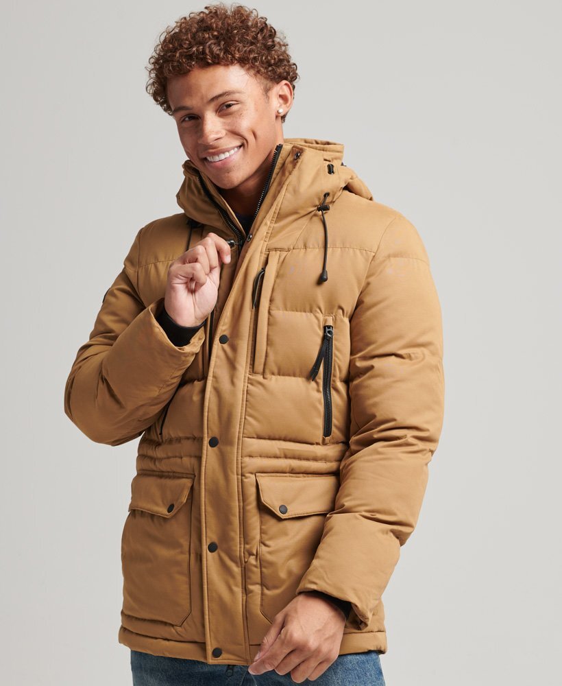 Superdry Mens Microfibre Expedition Parka Jacket