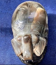 Vintage Egyptian Hand Carved Horn Scarab Paperweight 10.5cm $180 Free Postage: