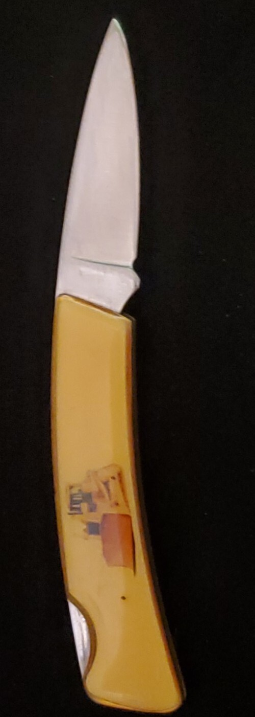 Kutmaster Lockback Caterpillar Cat Folding Pocket Knife USA eBay