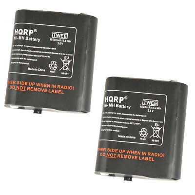 2x HQRP Battery for Motorola T5512 T5522 T5620 T5920 T5950 T6530