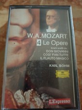 W.A. Mozart Le Opere Music MC musicassetta Tape Karl Bohm L'espresso N 4 ITA