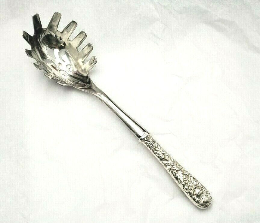Repousse by Kirk & Son Sterling Silver Pasta Server Custom Made 12228
