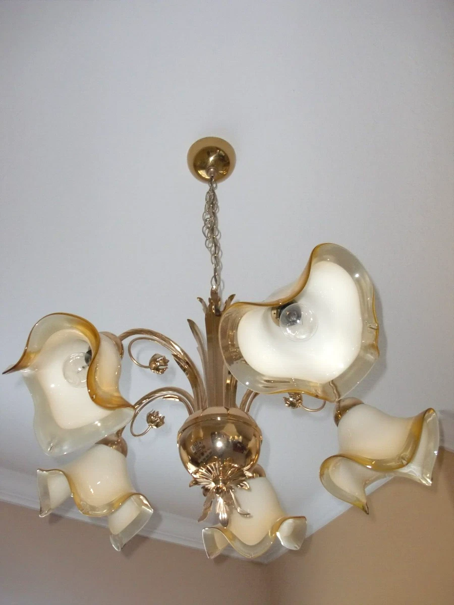 Gold plated chandelier deals