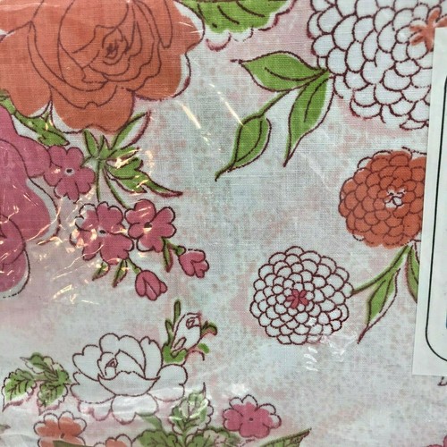 Lady Pepperell No Iron Muslin Regency Rose Double Flat Sheet 2 Pillow Cases - Picture 7 of 7