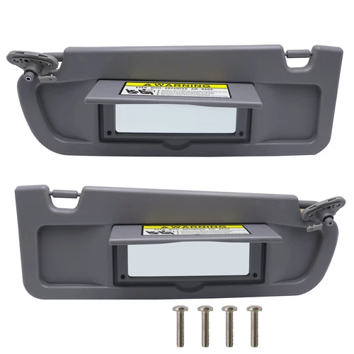 For Honda Civic 1.8L l4 2006-2011 2Pcs Left & Right Sun Visor Kit Dark Gray