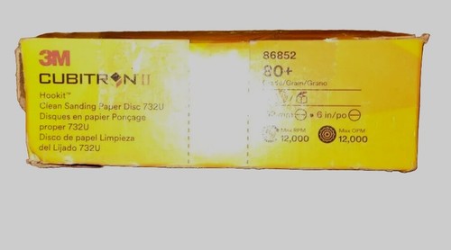3M Cubitron II 6 Zoll Scheibe 80 Korn - 50er Pack - Bild 2 von 3