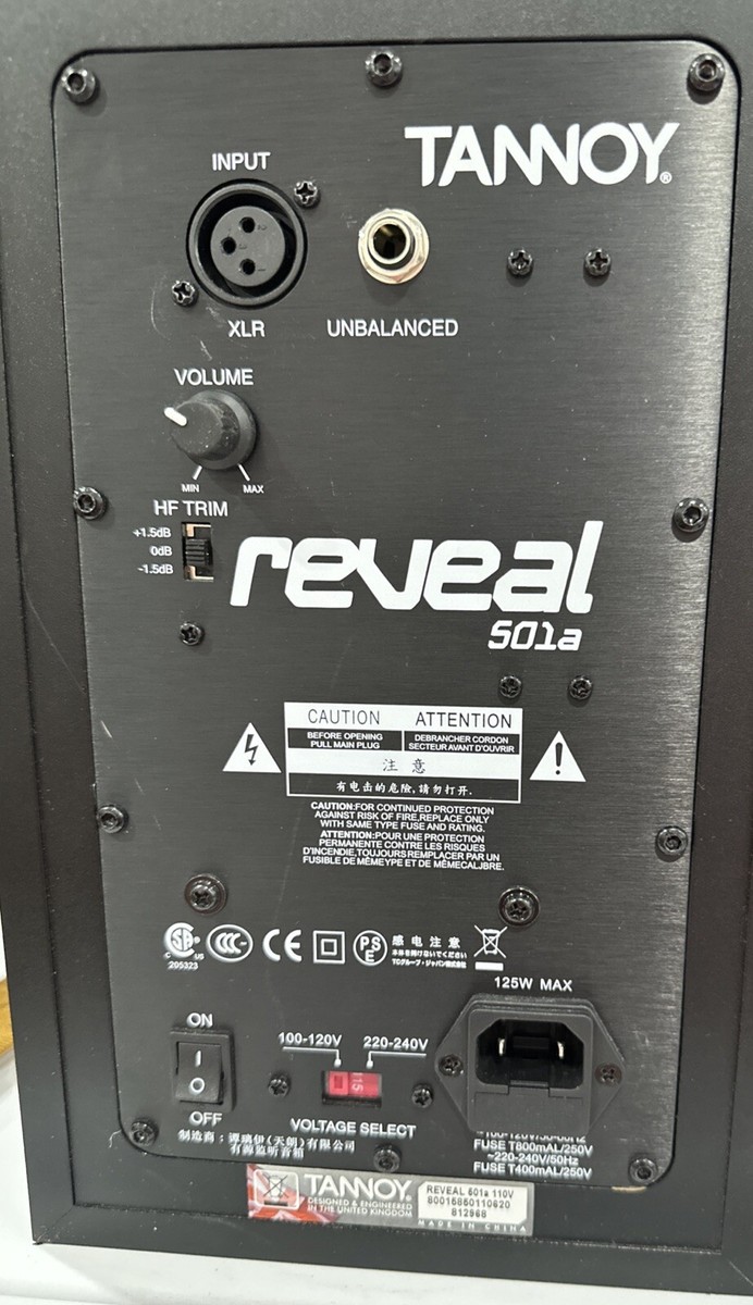 Tannoy Reveal 501a ペア スピーカー Tannoy Reveal 501a Speakers (set of 2) | eBay