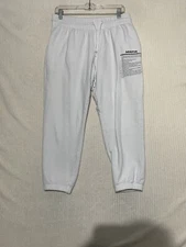 MAFIA SZN MEN’S white Jogger Sweatpants/drawstring Light wash size Medium