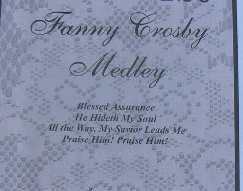 Fanny Crosby Medley,Courtney,1999 sheet music SATB Blessed,Hideth,Savior Leads+ - Picture 4 of 4