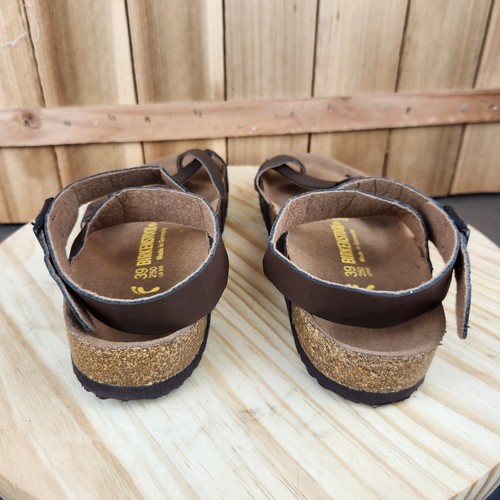 Birkenstock Yara Taupe Brown Ankle Strap Sandals Size 39 Women's 8 - Picture 4 of 9