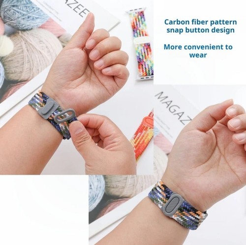 Nylon Armband für Samsung Galaxy Watch 7 / 6 / LTE / Pro/ 5 / 4 Pro ,band strap - Picture 5 of 38