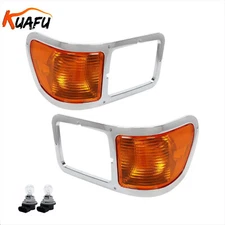 Headlight Bezel Trim Fit For 00-15 Ford F650 F750 Left Right Driver Passenger