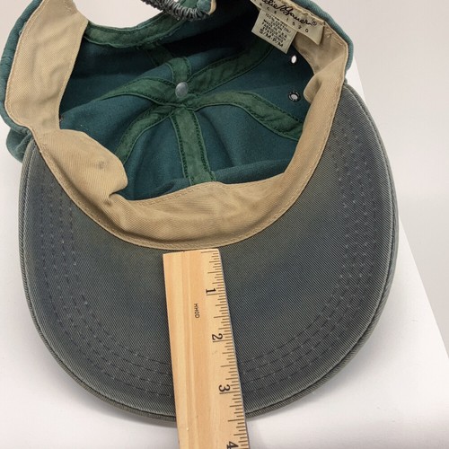 Vintage Made USA Eddie Bauer Cotton Baseball Cap Size S/M - Picture 9 of 11