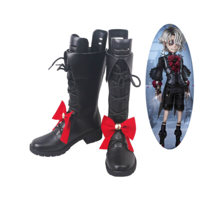 Identify V Patient Xingchen Shoes Cosplay Men Black Boots