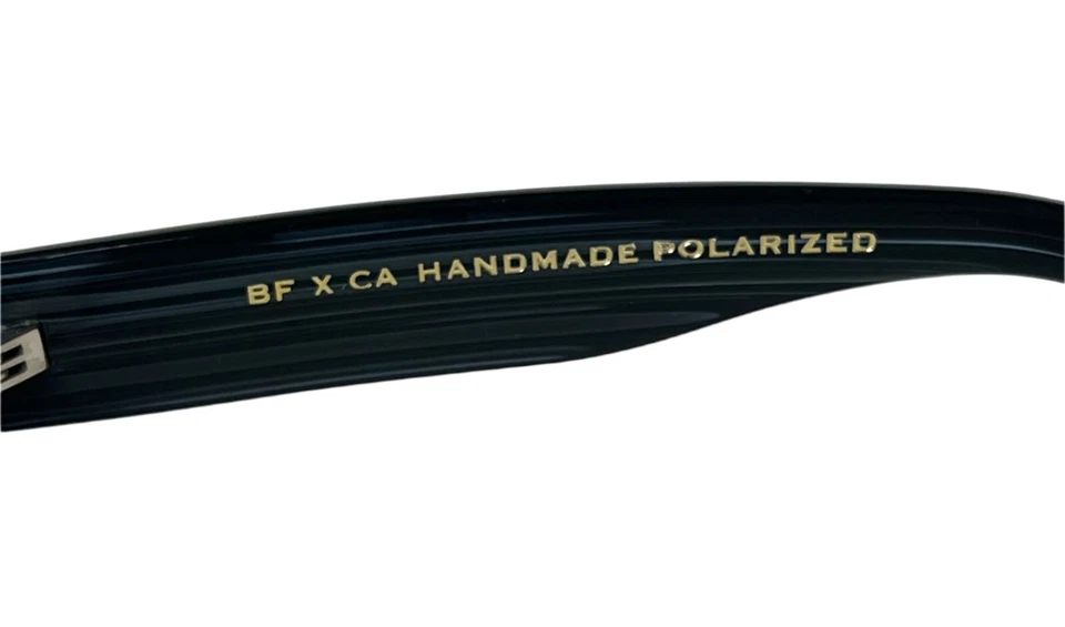 Gafas de sol cuadradas polarizadas negras Flys Boss Fly raras de colección - CA Collab Foto 2 de 4