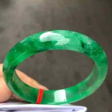 Certified Natural ice Burmese Green Jade jadeite bracelets bangle 57mm