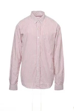 NWT 24 Standard Burgundy Button Down Shirt Sport M $98