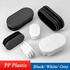 Oval Plastic End Caps For Tubing Bungs Inserts Blanking Plugs Furn. Feet Covers