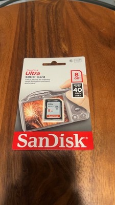 NEW SanDisk 8GB Class 10 Ultra SDHC Card Speed up to 40MB/s HD (Lot of 70)