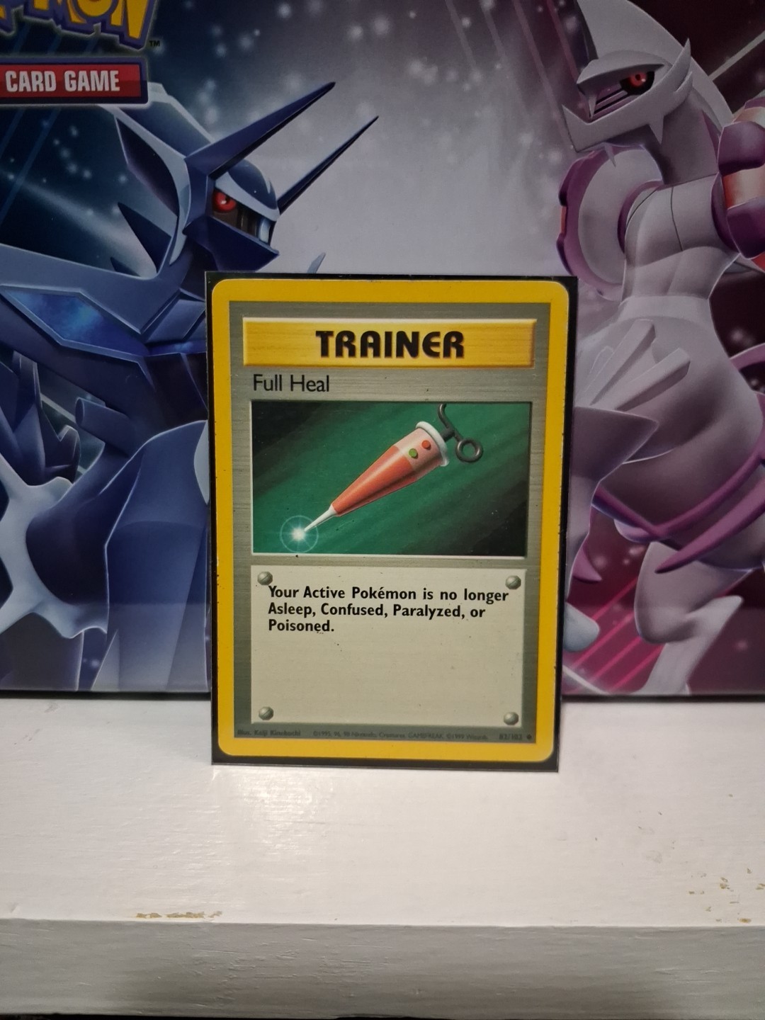 Pokémon 1st EDITION Shadowless Full Heal Trainer #82/102 1999 Base Set NM