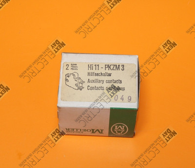 Klockner Moeller, Hi11-PKZM 3, Auxiliary Contact Contactor Block Aux