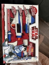 Star Wars Clone Commander Blaster Toy Dart Gun Set Build Your Own Blaster READ