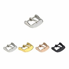 16-18-20-22-24MM WATCH BUCKLE CLASP FOR LEATHER RUBBER WATCH BAND STRAP HEAVY