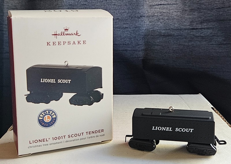 Hallmark Keepsake Ornament 2019 Lionel 1001T Scout Tender