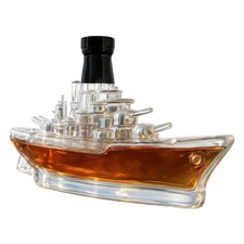 Liquor Bottle 350ml Warship Empty Container Wine Bottles For Home Bar