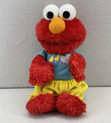Sesame Street Potty Time Elmo Talking Plush 11'' Hasbro Playskool Tested