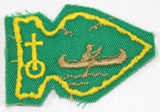 Vintage CAMP ONDESSONK Patch ~ Catholic Youth...