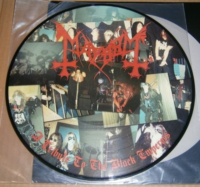 Mayhem / Morbid: A Tribute To The Black Emperors Pic LP 1998 Marduk Darkthrone